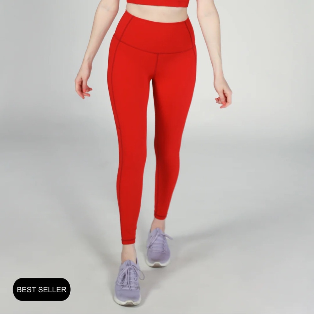 Fox & Robin Low Impact leggings in red
